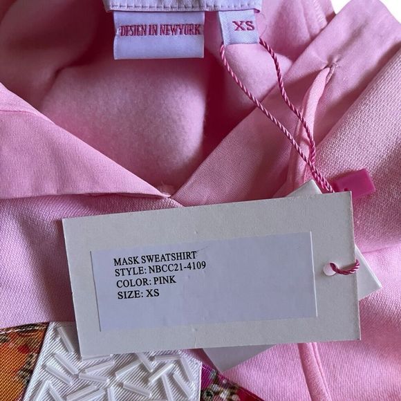 Nuebyrne Maccado Mask Jogger Set Lounge Pant Hoodie Luxury Sequin 2 Pc NWT US XS - Picture 9 of 14